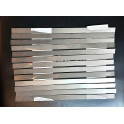 Bande inox coin pare brise